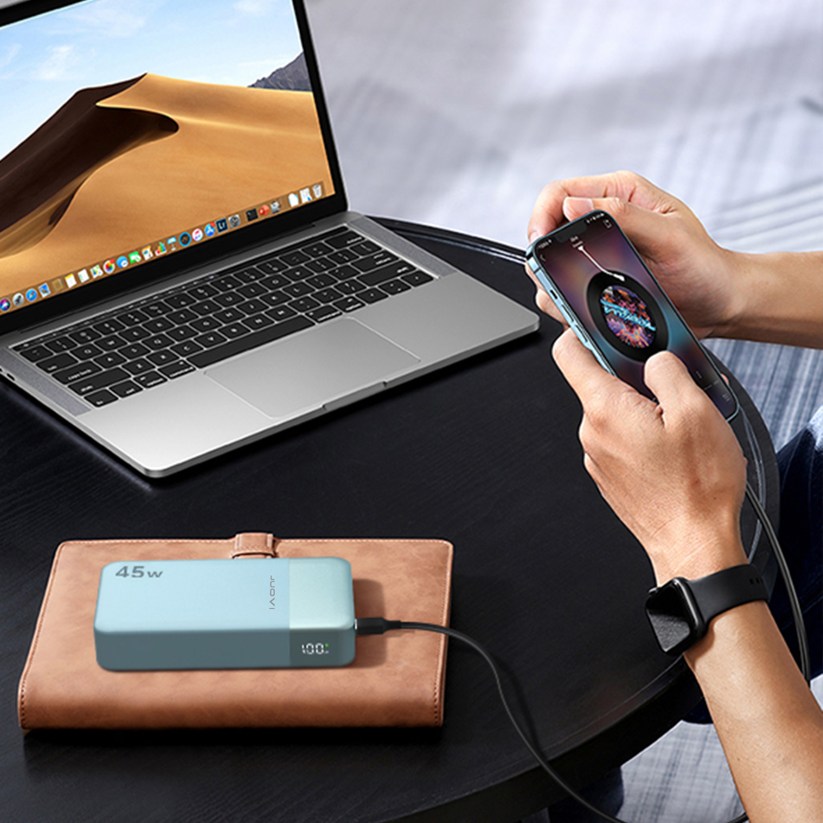 Charge Your iPhone 16 Pro Max and AirPods 4 Simultaneously with Our Power Bank