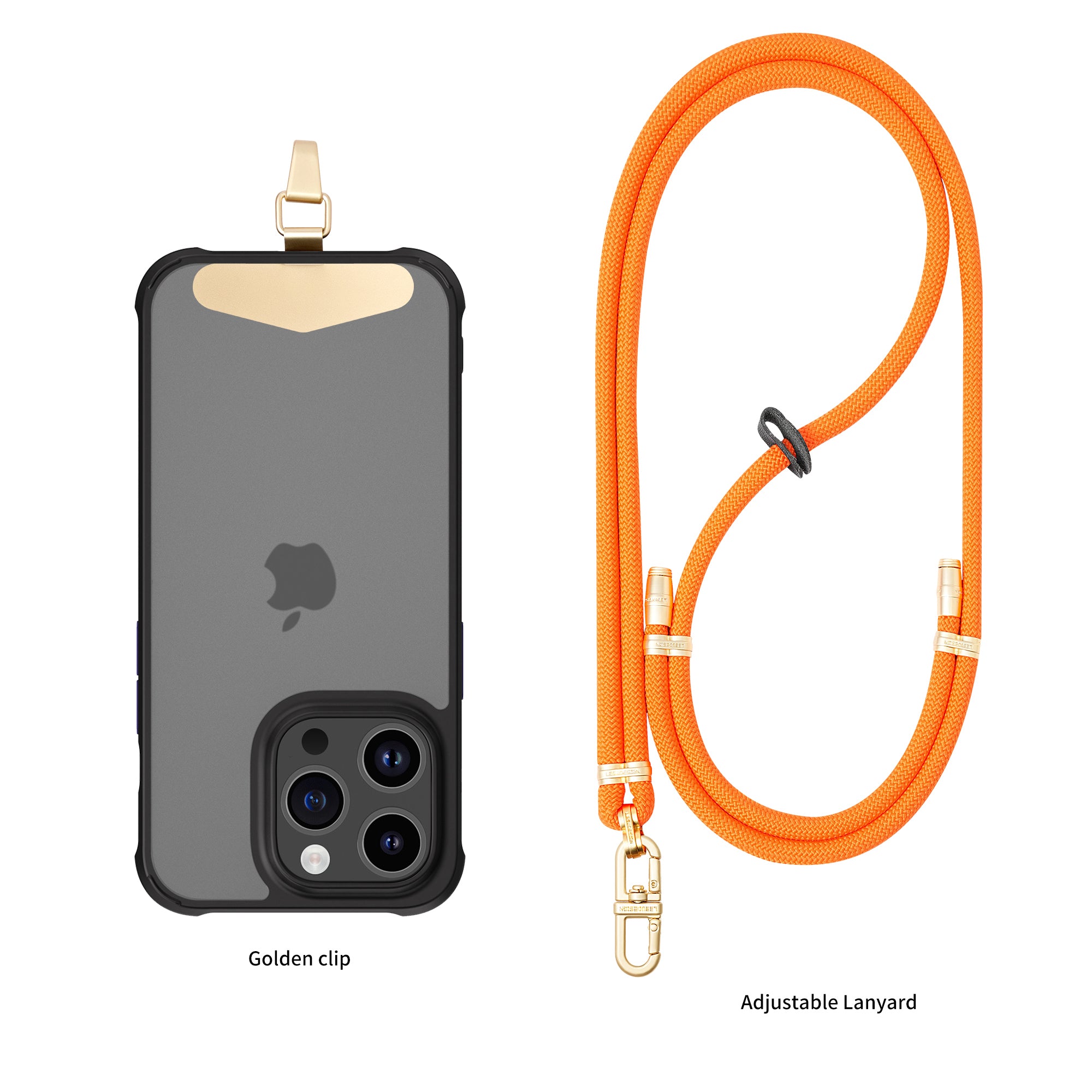 Mobile phone lanyard can be worn diagonally