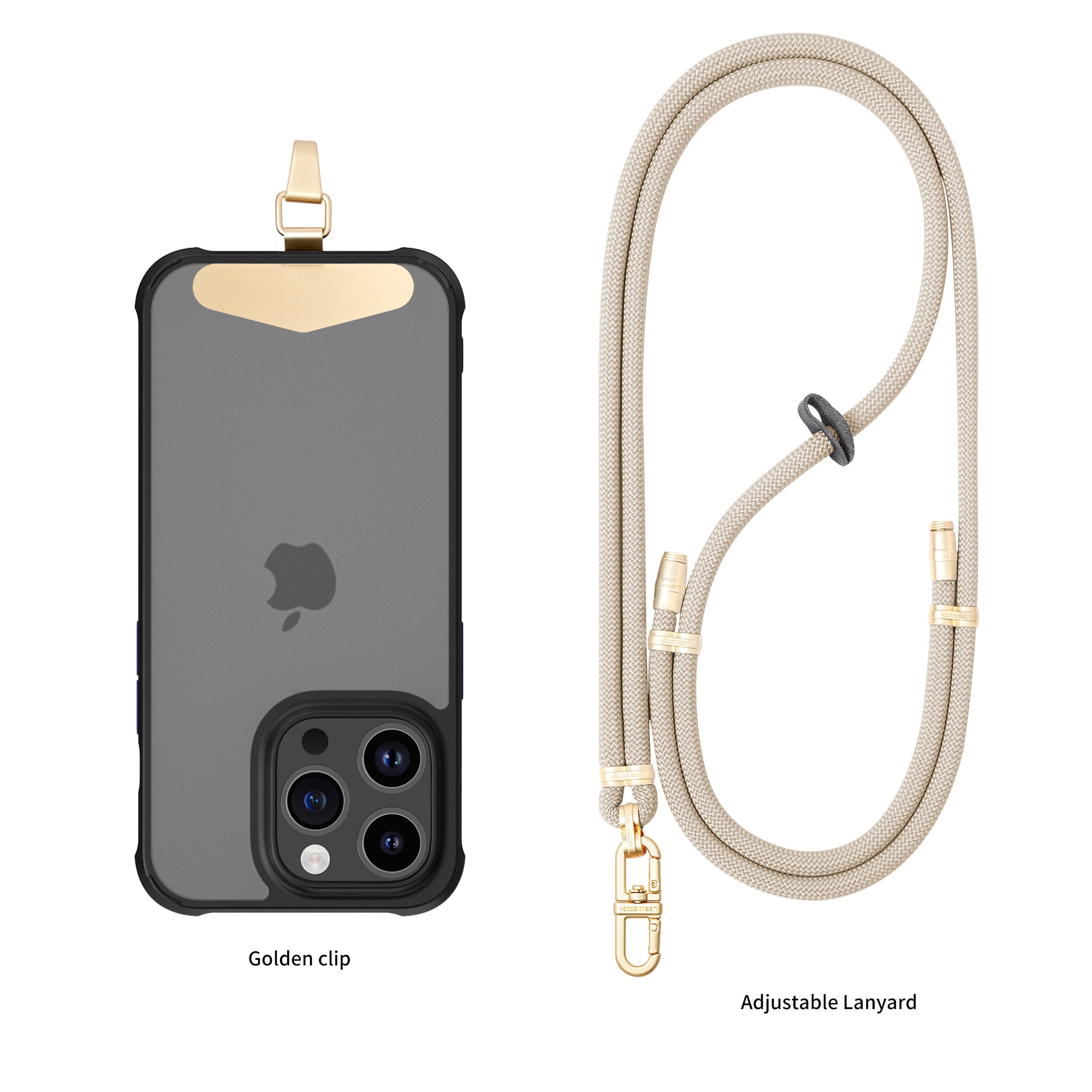Mobile phone lanyard can be worn diagonally
