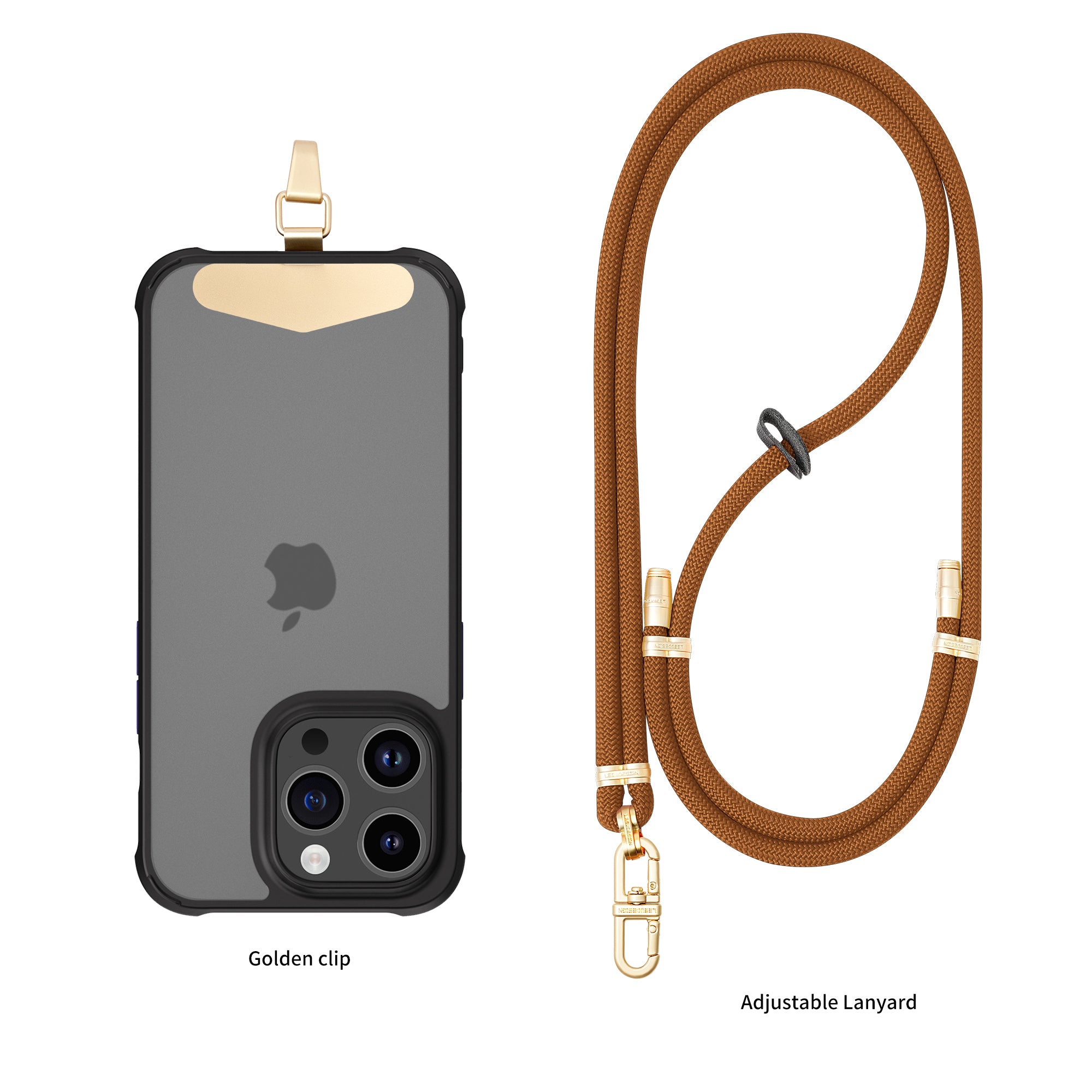 Mobile phone lanyard can be worn diagonally