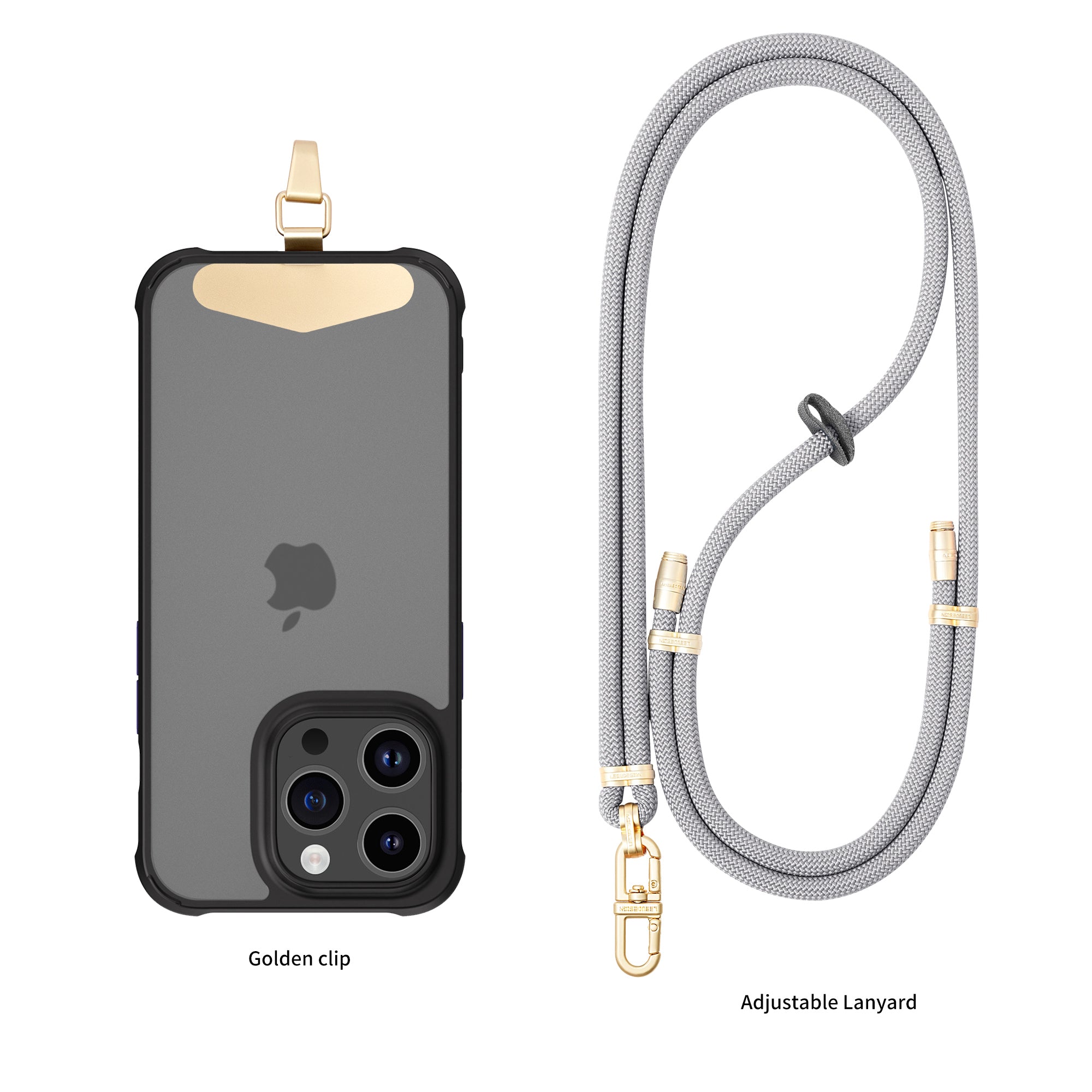 Mobile phone lanyard can be worn diagonally