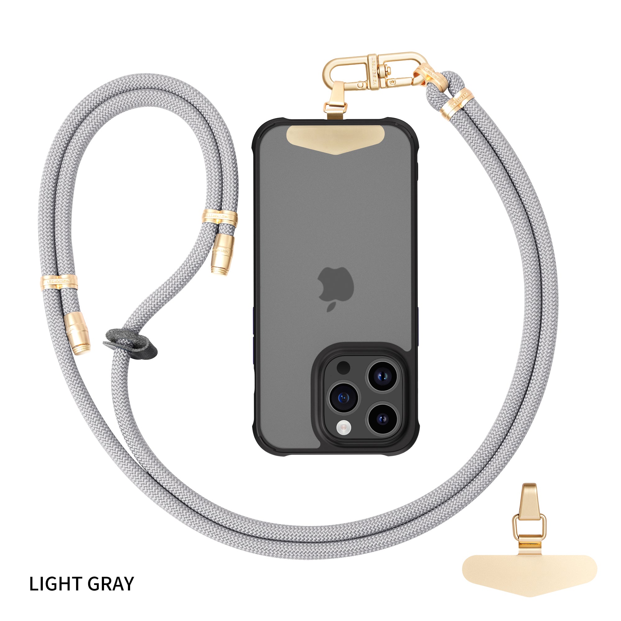 Mobile phone lanyard can be worn diagonally