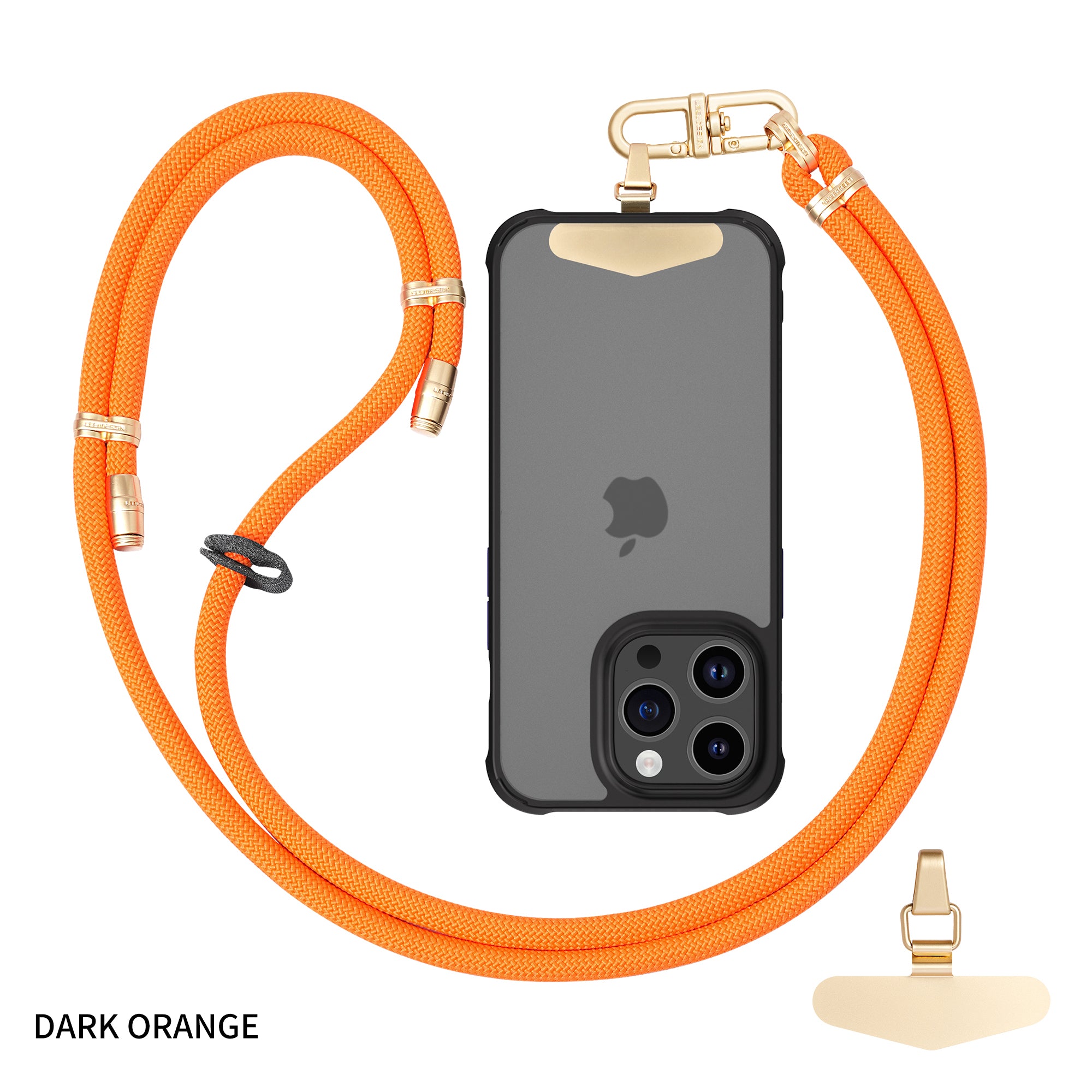 Mobile phone lanyard can be worn diagonally