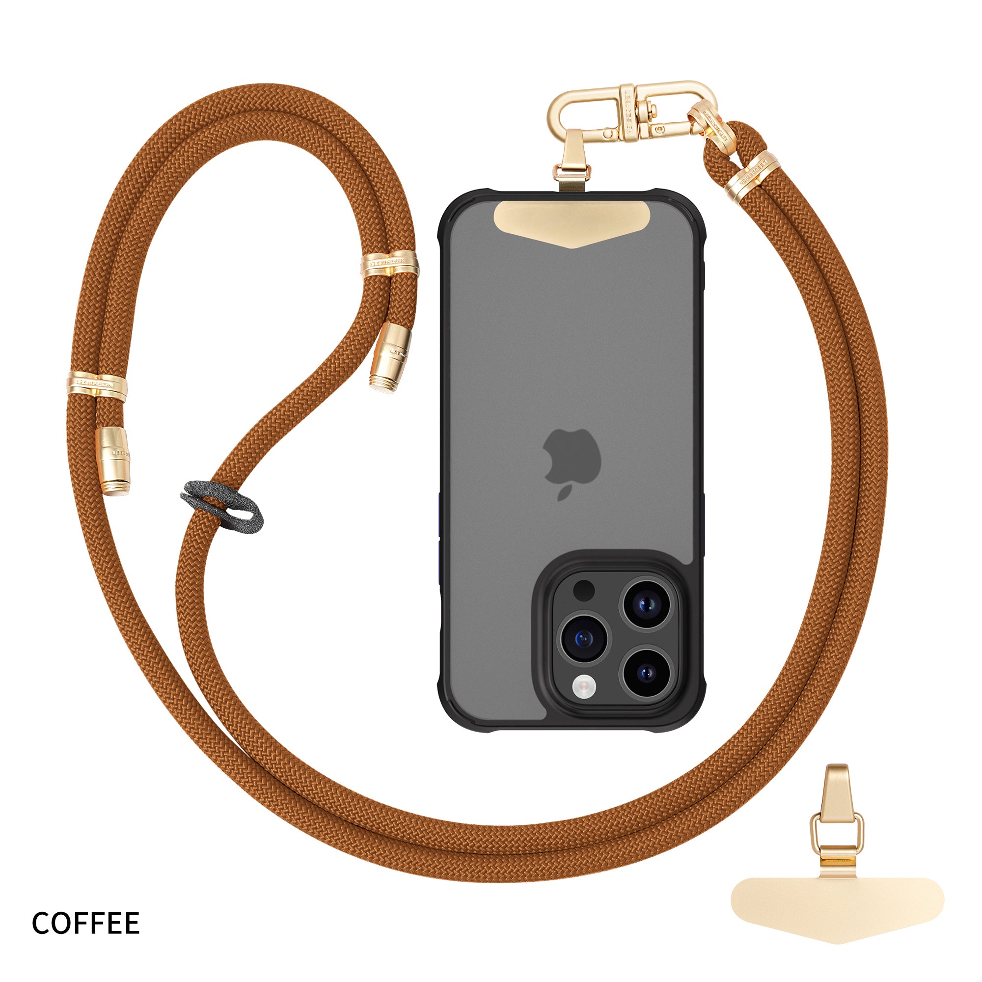 Mobile phone lanyard can be worn diagonally