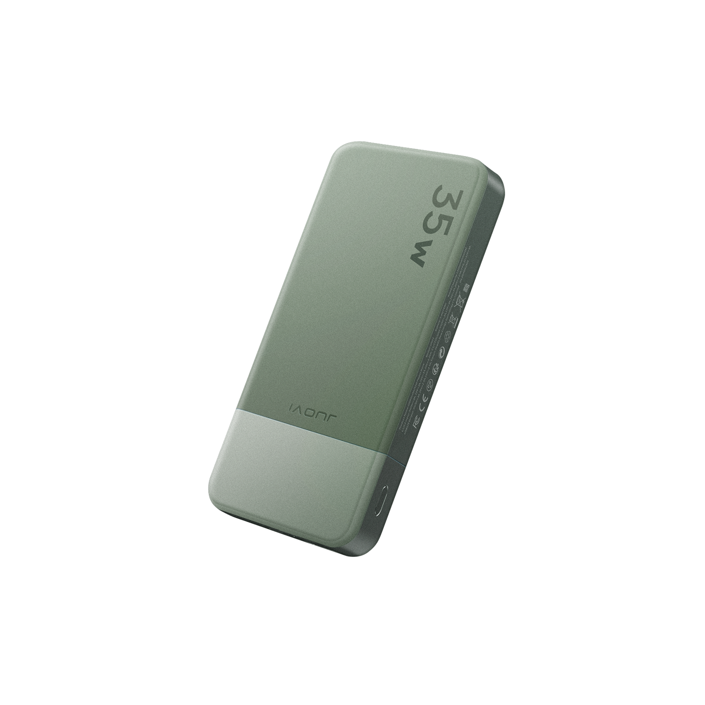 JUOVI Powerbank mit USB-C 35 W 10000 mAh Grün