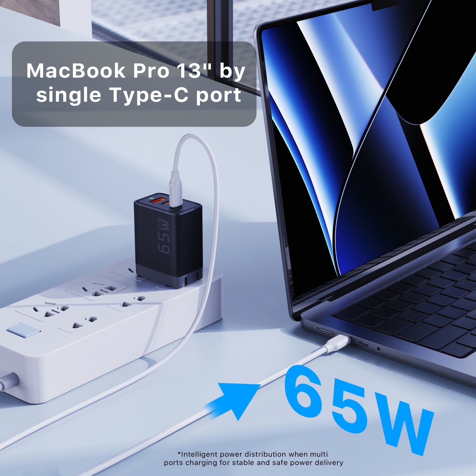JUOVI USB C Charger 65W