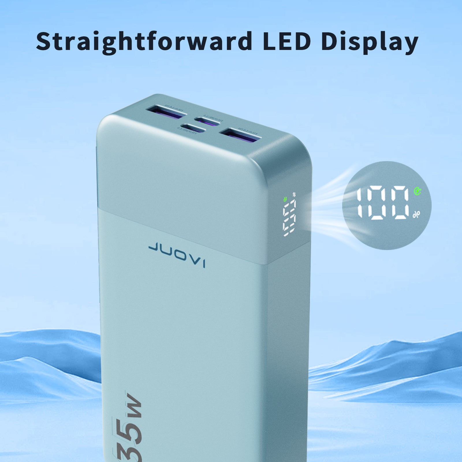 JUOVI PD Power Bank With USB-C 35W 20000mAh